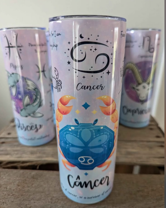 Stainless Steel Tumbler 20oz - Cancer