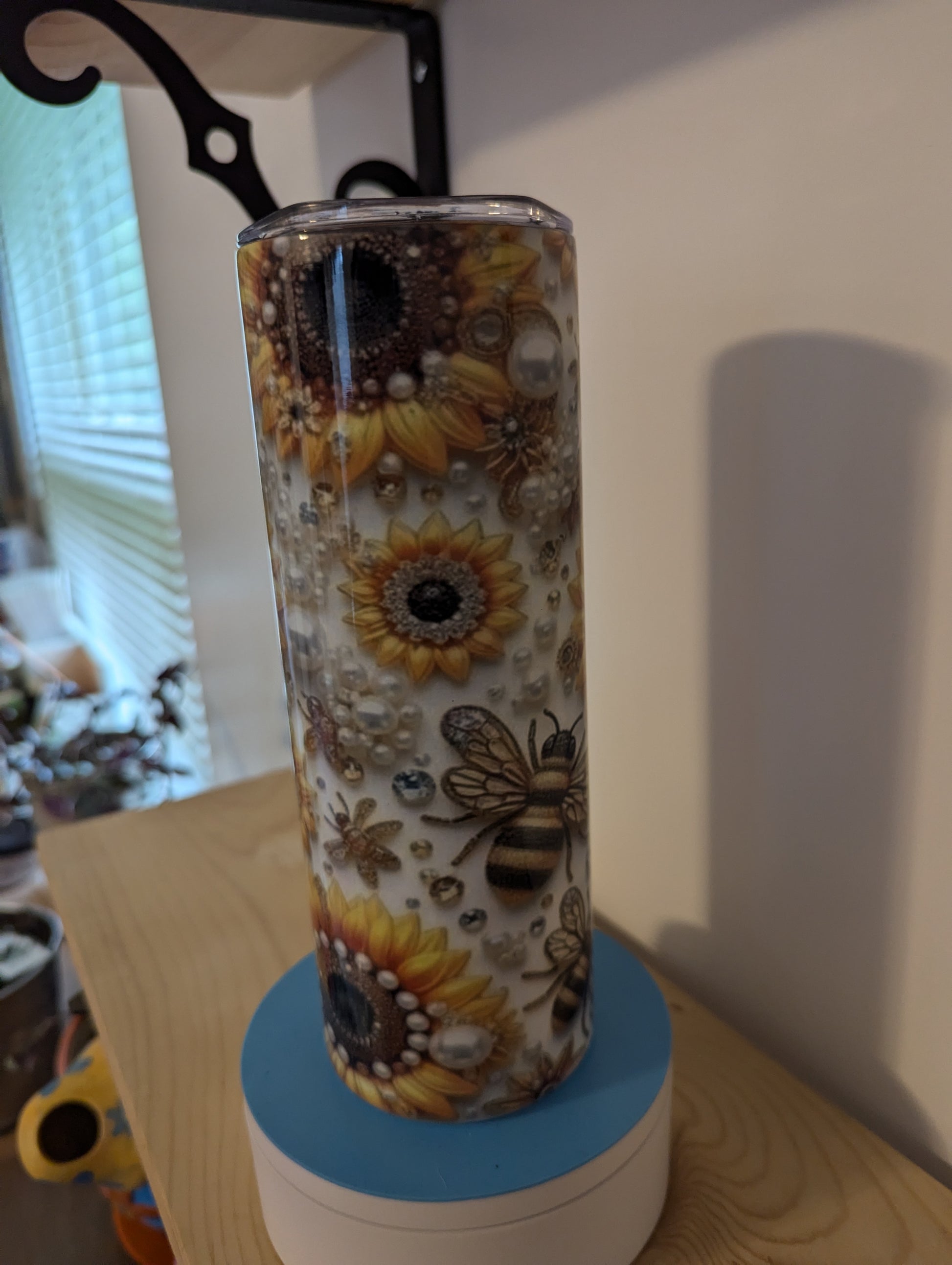 Sunflowers Pearls and Bees