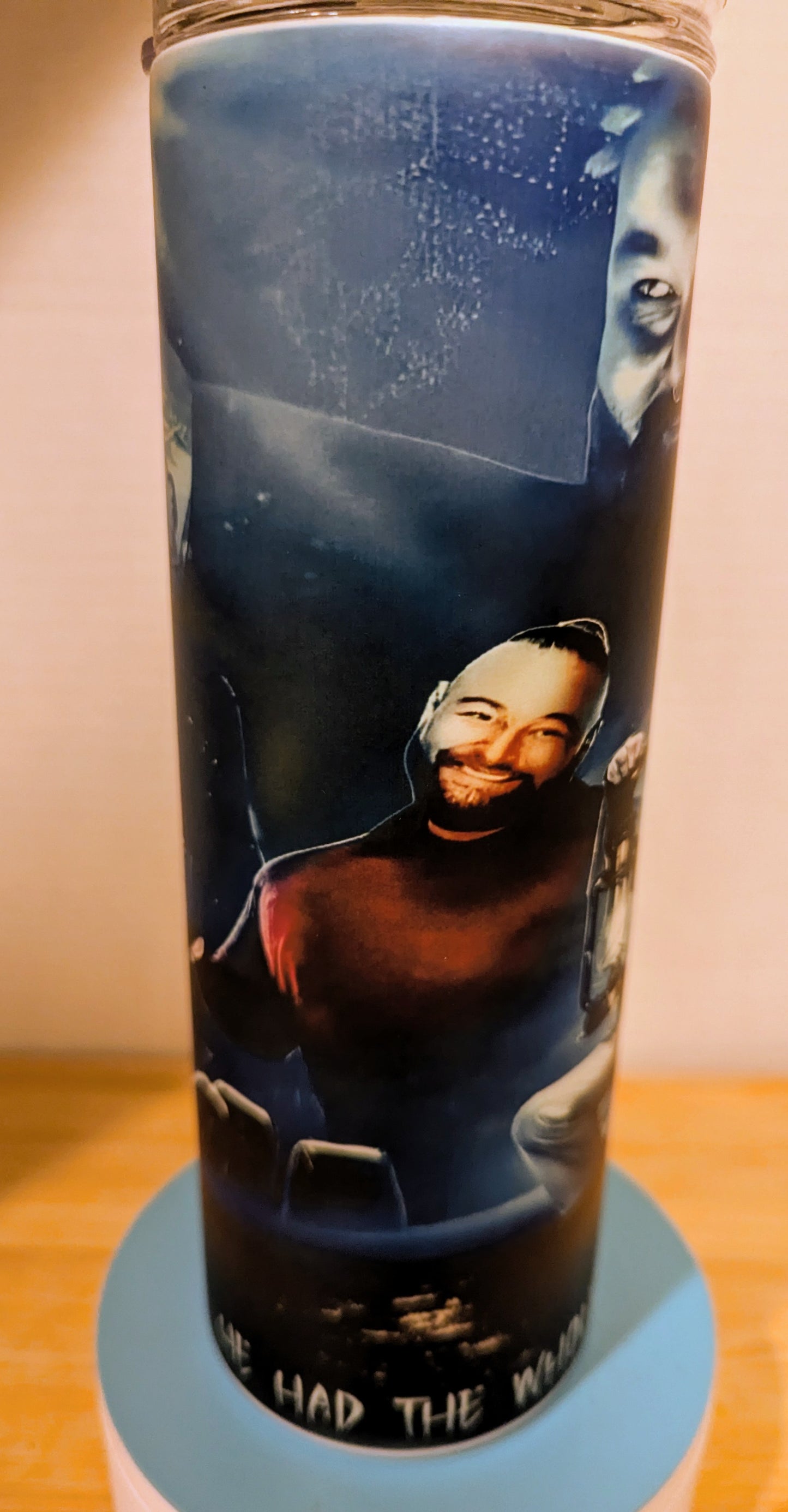 Stainless Steel Tumbler 20oz - Glow in the Dark Bray Wyatt Firefly WWE
