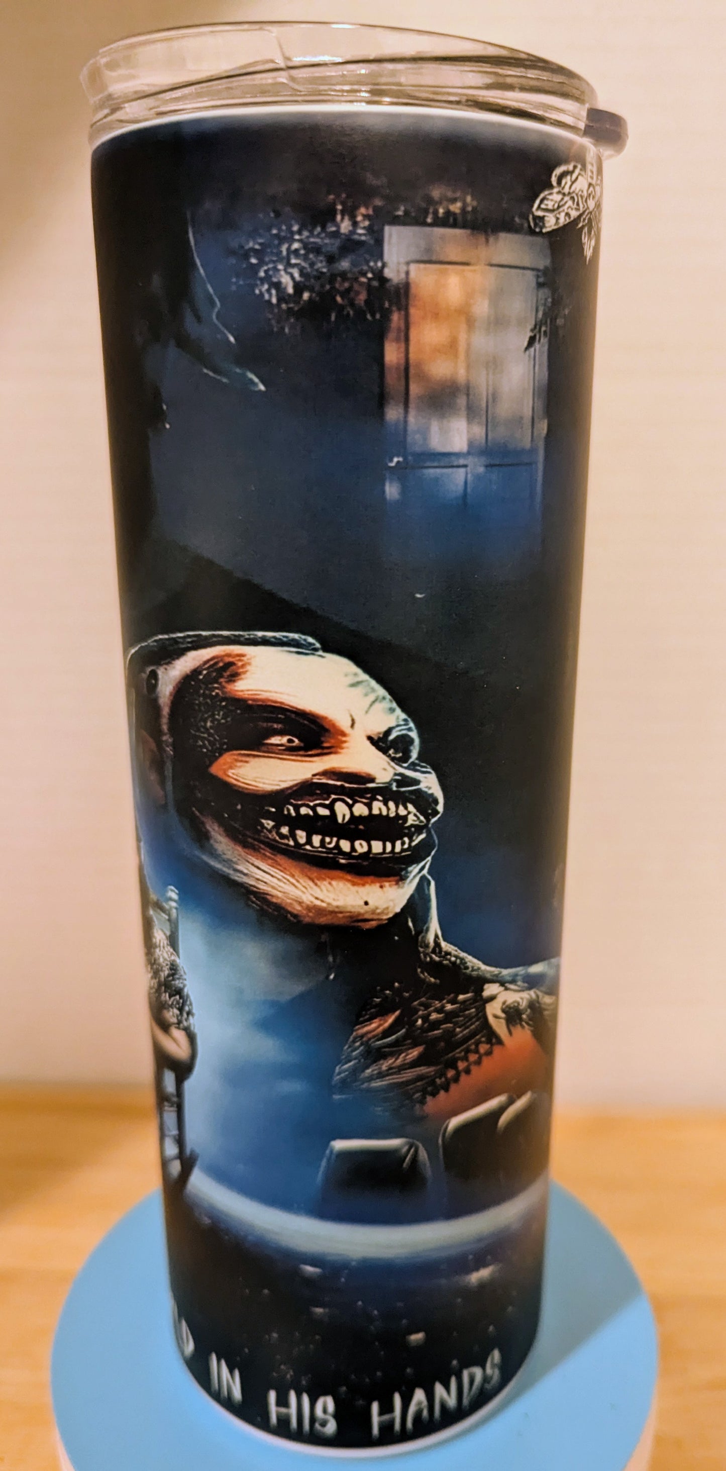 Stainless Steel Tumbler 20oz - Glow in the Dark Bray Wyatt Firefly WWE