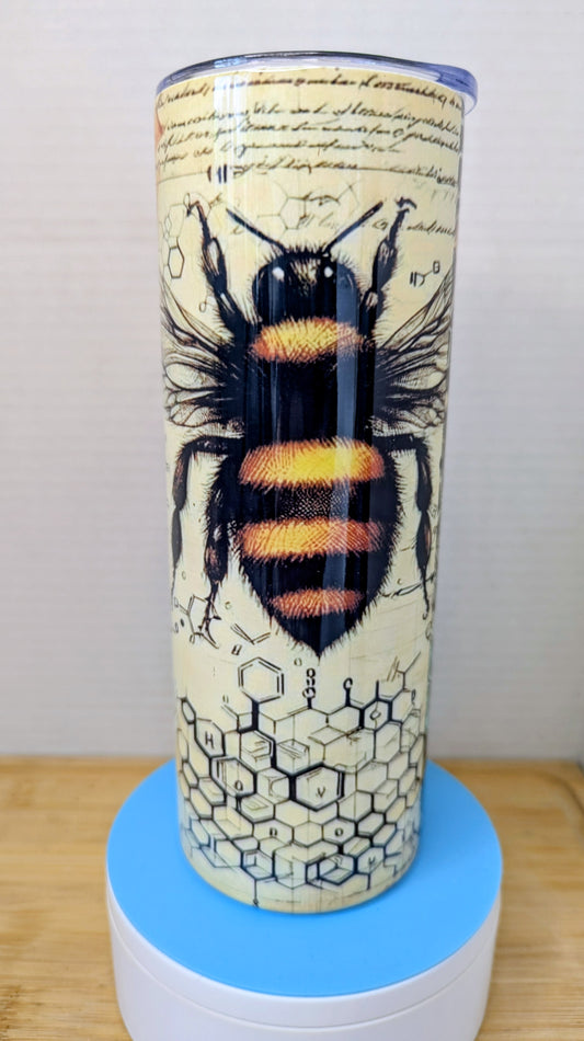 Stainless Steel Tumbler 20oz - All About the Bee