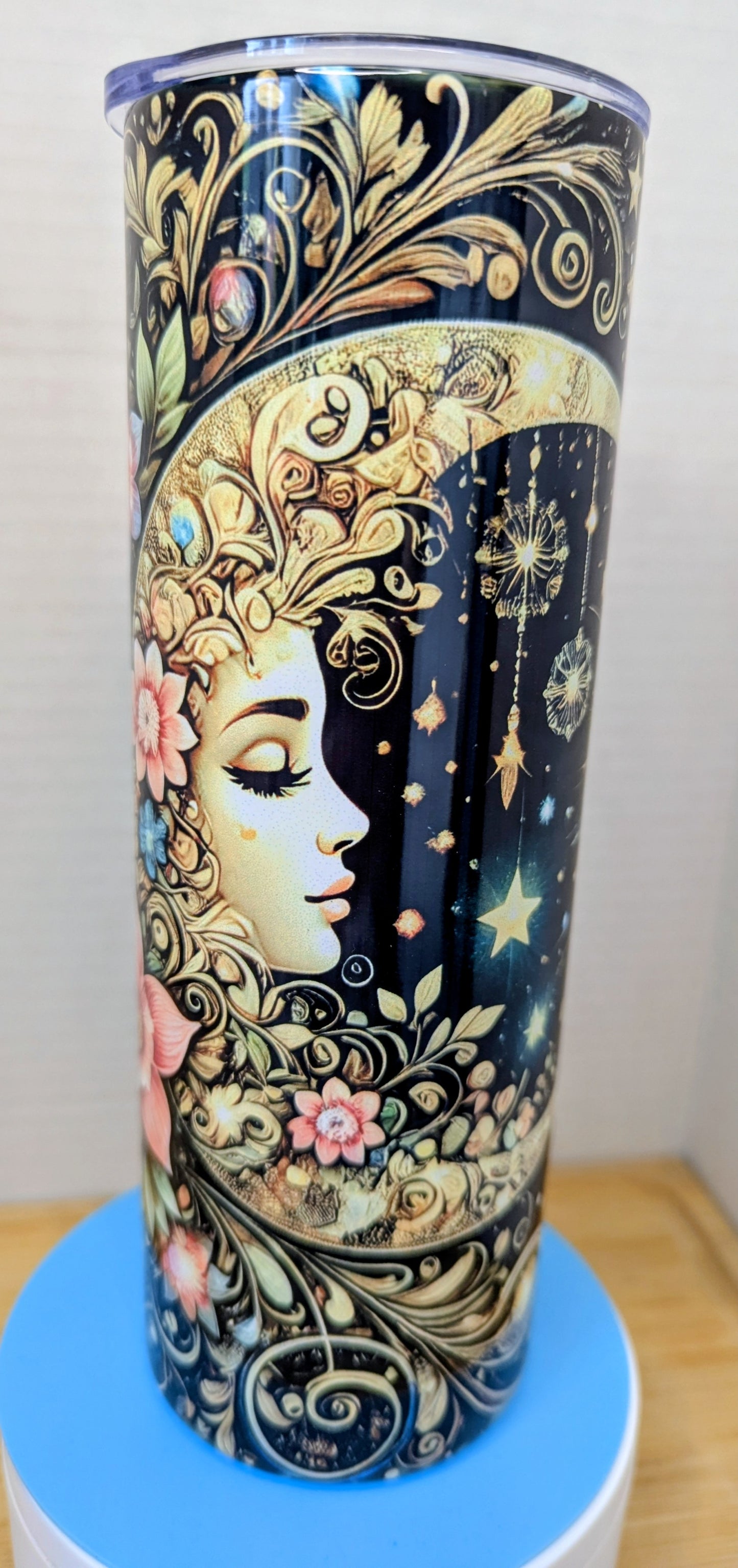Stainless Steel Tumbler 20oz - Moon and Sun
