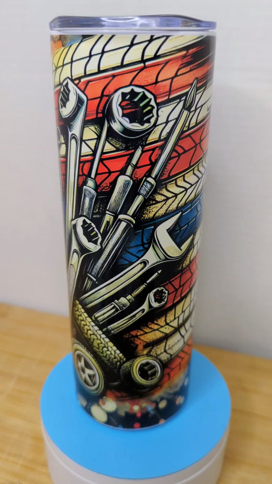 Stainless Steel Tumbler 20oz - American Mechanic